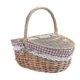thumbnail image 1 of Country Style Wicker Picnic Basket Hamper With Lid And Handle Liners For Picnics, Parties And Bbq, 1 of 4