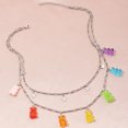 thumbnail image 1 of Collar con colgante de oso de resina de 7 colores para mujeres y niñas, talla única JAMW Sencillez, 1 of 5