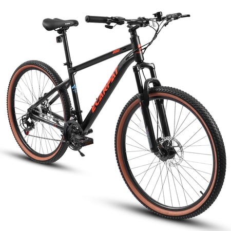 Mountain Bike 21-Speed Shifters Mountain Bicycles for Youth/Adults Carbon steel Frame Mens Womens Trail Commuter City Mountain Bikes 24 Inch Wheels