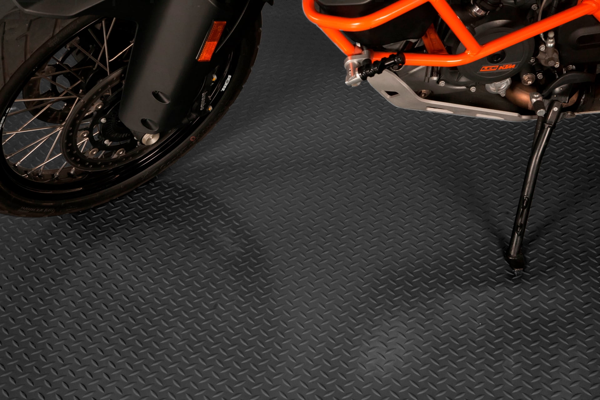 G-Floor Vinyl Diamond Tread Trailer Flooring Cover - Slate Grey
