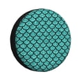 thumbnail image 2 of Balery Aquamarine Glitter Tire Covers - Tough Tire Wheel Protector for Truck, SUV, Trailer, Camper, RV -14 inch, 2 of 8