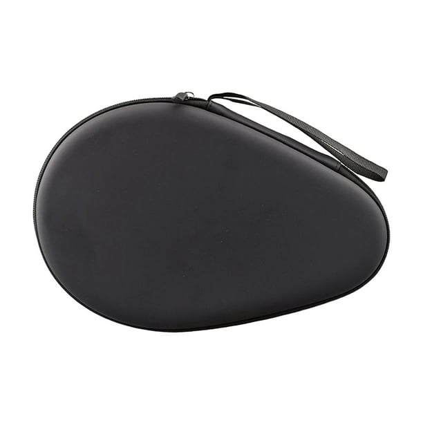 Bolsa multifunción para raqueta de tenis de mesa, resistente al agua, duradera, resistente al desgaste, calabaza dura, ligera, bolsillo para pala de Negro shamjiam Caso de ping pong