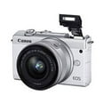 Canon EOS M200 Compact Mirrorless Digital Vlogging Camera with EFM 1545mm Lens, White