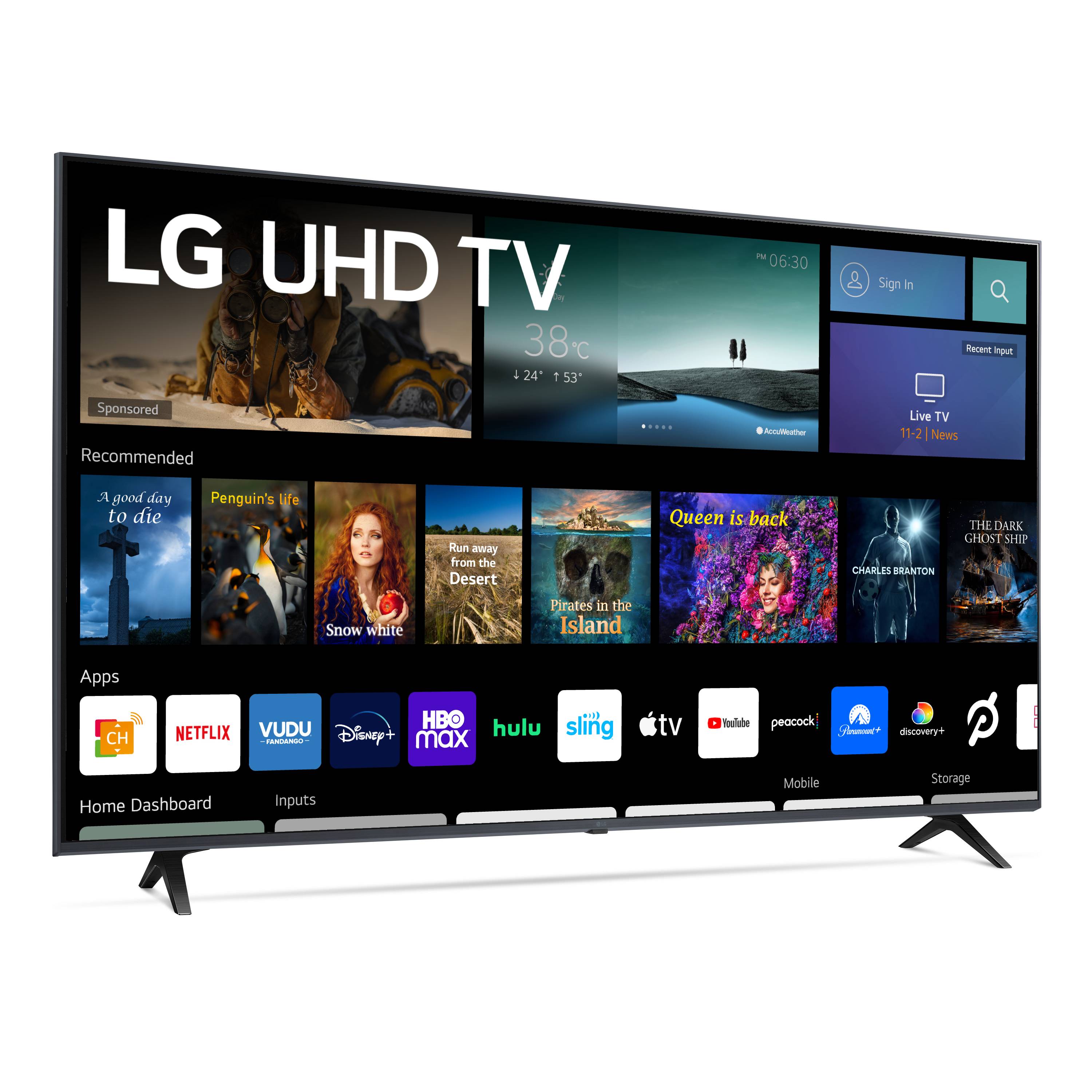 LG 50” 4K UHD Smart TV 2160p webOS, 50UQ7070ZUE - image 10 of 15