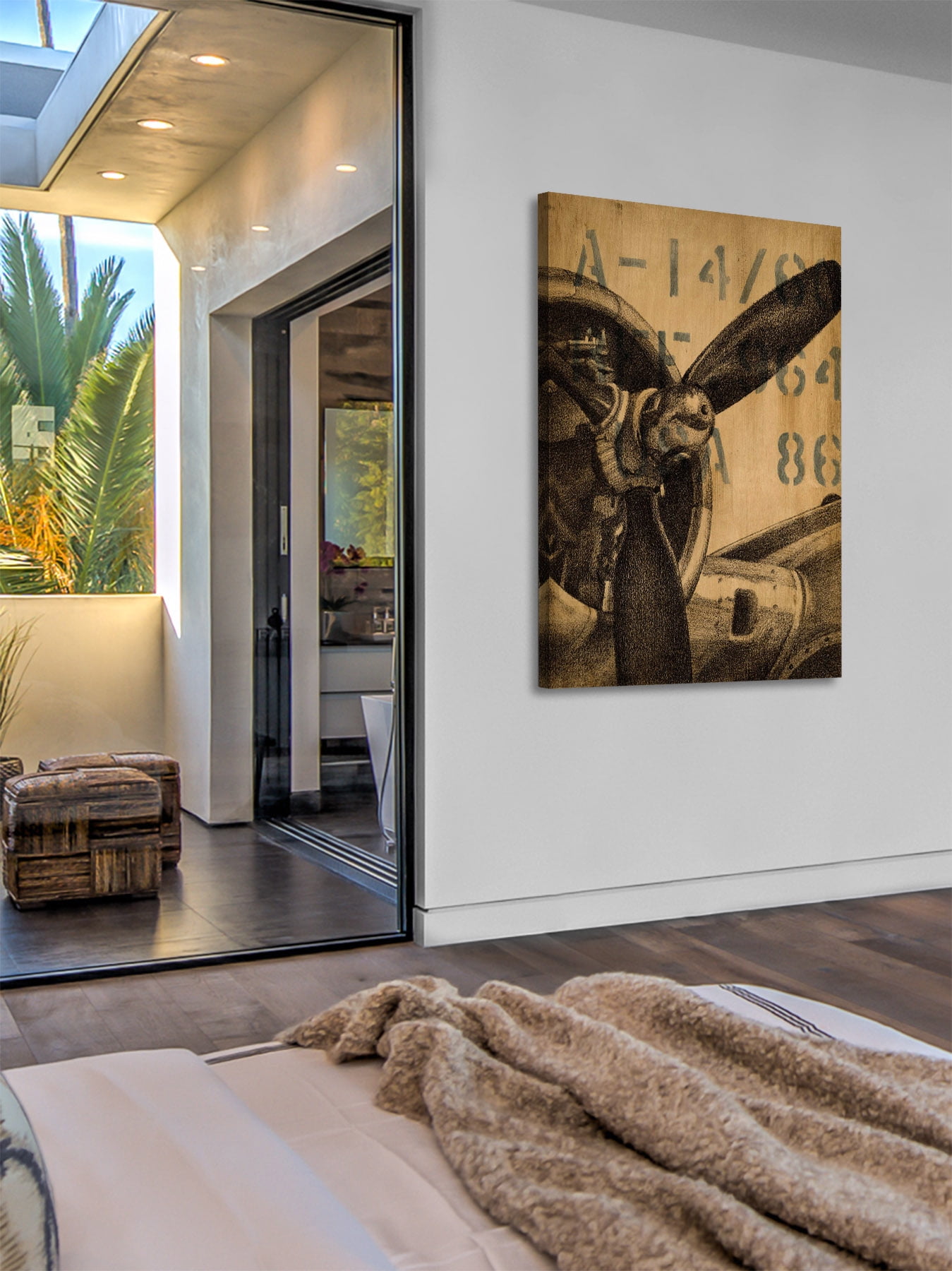 "Transcontinental I" Painting Print on Wrapped Canvas