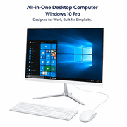 PTZZHEDM 21.5 All-in-One Desktop PC, Intel i5-2520M, 8GB RAM, 256GB SSD, Win10 Pro, White