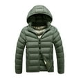 thumbnail image 3 of XXWXYD Boys Girls 𝖶aterproof Lightweight Hooded Puffer Jacket Winter Warm Windproof Zipper Quilted Coat Kids Outerwear Padded Down Coat Thermal Coat, 3 of 3