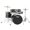 Jet Black, variant on Pearl Roadshow RS505 5-Piece Drumset w/ Hardware & Cymbals - Jet Black