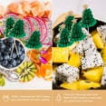thumbnail image 3 of FONDOTIN 50Pcs Christmas Tree Style Olive Green Wooden Picks For Housewarming present, 3 of 8