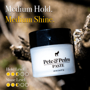 Pete & Pedro PASTE – Medium Hold, Low Shine Hair Paste For Men, 2 oz.