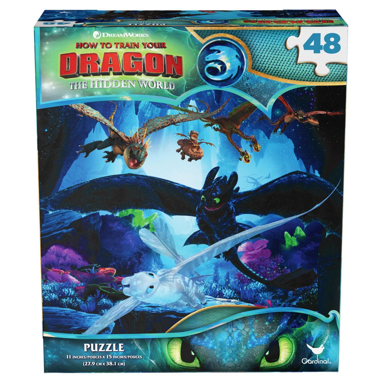 How to Train Your Dragon 48-Piece Puzzle, for Families and Kids Ages 4 and up