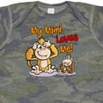 thumbnail image 4 of Inktastic My Mimi Loves Me Monkey Boys or Girls Baby Bodysuit, 4 of 5