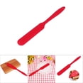 thumbnail image 4 of TKSE Kitchen Cake Cream Butter Spatula Mixing Batter Scraper Brush Handle Silicone Baking Cook Tools(RED), 4 of 4