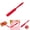 Red, variant on BOKYAN 9.7 in / 24.5 cm Food Grade Silicone Cake Cream Butter Spatula Mixing Batter Scraper Brush Baking Tool Red