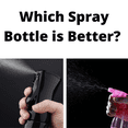 thumbnail image 4 of 2 Pack Misting Spray Bottle, Black Spray Bottle for Hair Styling, Cleaning, Plants, Pets, Barbers, and Hairdressers Mister Spray Bottle 6oz/200ml, 4 of 7