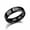 Male-King Black, variant on King or Queen 6 or 8mm Stainless Steel Wedding Band Ring Men or Women by Ginger Lyne