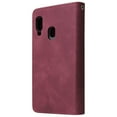thumbnail image 3 of Samsung Galaxy A20e Wallet Case, Dteck Soft Leather Zipper Wallet Case Magnetic Buckle Horizontal Flip Cover with 5 Card Slots/Photo Pocks For Samsung Galaxy A20E (not fit A20), Winered, 3 of 8