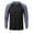 Grey, variant on Men's Sports T-Shirt Breathable Fashionable Long Sleeved Workout Tee for Fitness Activities and Casual Wear Mens T-Shirts Extra Large Long Sleeve Pocket T Shirts Cotton Bulk