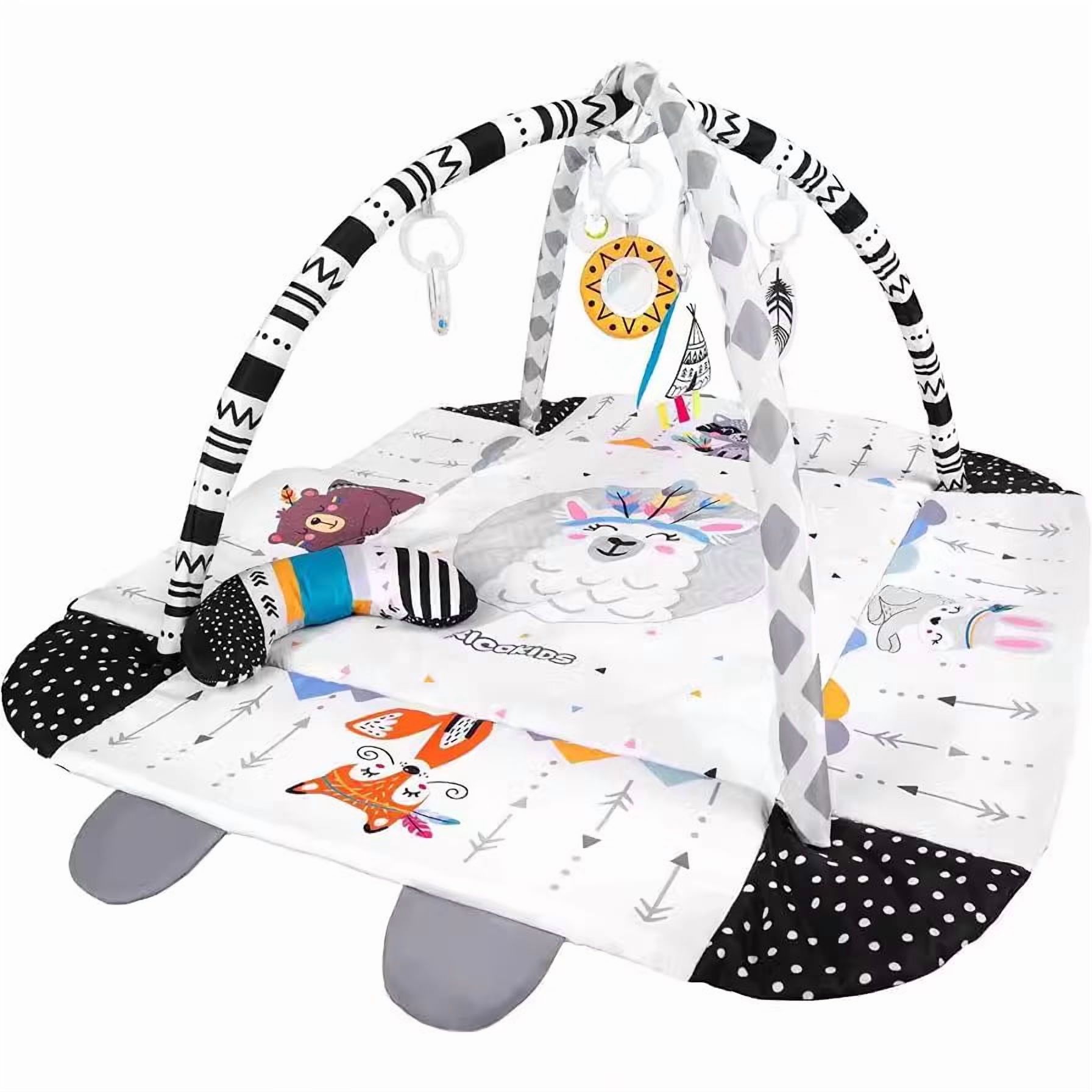 Auto Beyond Toddler Gym Play Mat, Baby Gym Play and Tummy Time Mats, Infant Sensory Exploration and Motor Skill Development