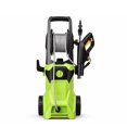 thumbnail image 2 of Porfeet 4800PSI Electric Pressure Washer with 4 Nozzles and 33Ft Hose High Power Pressure Cleaner Overheat Protect for Car Fence Patio Cleaning,Green,US Plug, 2 of 13