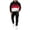 Black, variant on Track Suits Mens 2 Pieces Set Hoodie Pullover Sweatshirts for Men With Pockets And Joggers Sweatpants