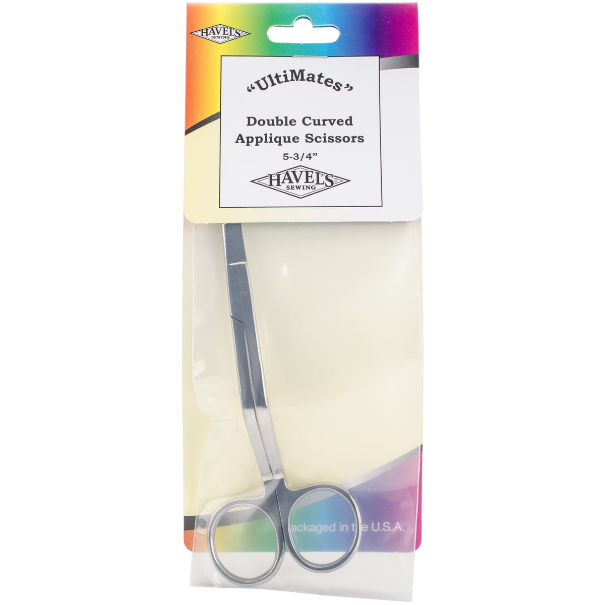 Double-Curved Applique Scissors 5.75'-Rounded Tips