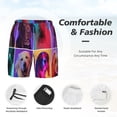 thumbnail image 3 of Balery cute dogs of different breeds Pattern Mens Swim Trunks Swim Shorts for Men Quick Dry Inseam Beach Shorts with Compression Liner Pocket-Large, 3 of 6