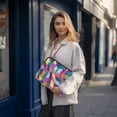 thumbnail image 6 of FORMRS 13-13.3 inch Laptop Sleeve Case Soft Carrying Quilted Computer Bag Cover, Colorful Wavy Pattern, 6 of 7