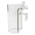 thumbnail image 1 of Fish Feeding Ring Aquarium Safe Floating Food Feeder for Goldfish Clear Acrylic Suspensible Circle Bucket Shape, 1 of 4