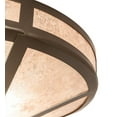 thumbnail image 3 of Meyda Tiffany 26919 Craftsman Prime 2 Light 16" Wide Semi-Flush Ceiling Fixture - Bronze, 3 of 7