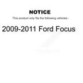 thumbnail image 2 of Genius Rear Coated Brake Drums Pair for Car 2009-2011 Ford Focus KG-101491, 2 of 9