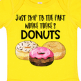 thumbnail image 3 of Inktastic Just Skip to the Part Where There's Donuts Boys or Girls Baby Bodysuit, 3 of 4