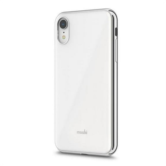 Moshi iGlaze Slim Hardshell - Back cover for cell phone - glossy pearl white - for Apple iPhone XS Max