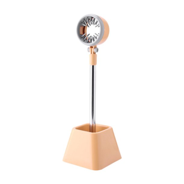 Soporte para secador de pelo con rotación de 180 grados y ángulo ajustable para maquillaje Beige Amarillo
