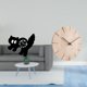 thumbnail image 2 of Reloj de pared decorativo de madera acrílica, silencioso, sin , fácil de leer, diseño creativo, adorno colgante para estudio, dormitorio, habita, 2 of 8