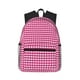 thumbnail image 1 of Easygdp Pink Gingham Mochila Casual para Portátil, Mochila para Escuela, Viajes, Negocios, 1 of 6