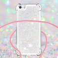 thumbnail image 3 of Funda FOXDOCK para iPhone SE con Cuerda Ajustable, Brillo Líquido, Protección Antigolpes y Lente – Ideal para Regalo, 3 of 6
