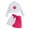 style-01 Red, variant on Kogui Baby Girl Skirt Outfit Girl's Two Piece Outfits Ruffle Trim Rib Knit Long Sleeve Tee and Plaid Skirt Set Size 18 24 Months (Red,18-24 Months)