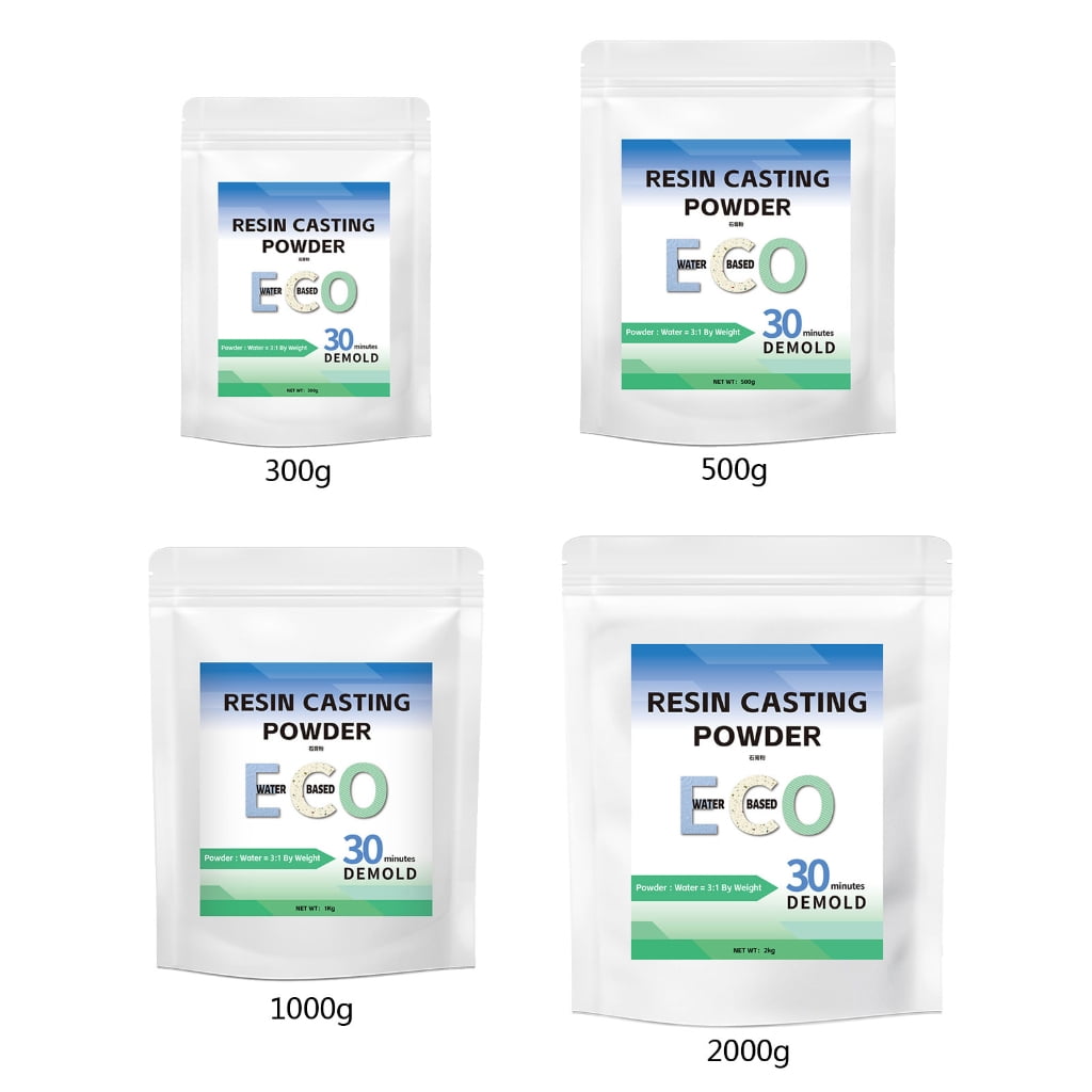 300/500/1000/2000g Resin Casting Powder for Modelling Resin Ceramic Plasters
