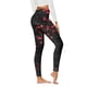 thumbnail image 1 of Gibobby Leggings Vinipiel Mujer Pantalones casuales para mujer Leggings deportivos con estampado para corazones(Negro, XL), 1 of 3