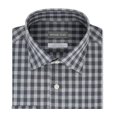 thumbnail image 2 of Michael Kors Men's Classic/Regular-Fit Non-Iron Airsoft Performance Stretch Check Dress Shirt Gray Size 17.5X32-33, 2 of 3