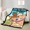thumbnail image 2 of Game Blanket Gift for Boys,Just a Boy Who Loves Anime,Ramen and Gaming Blankets,Soft Flannel Throws Lightweight Decorative Quilt for Bed Sofa Room,60 in x 50 in Medium for Teens, 2 of 6