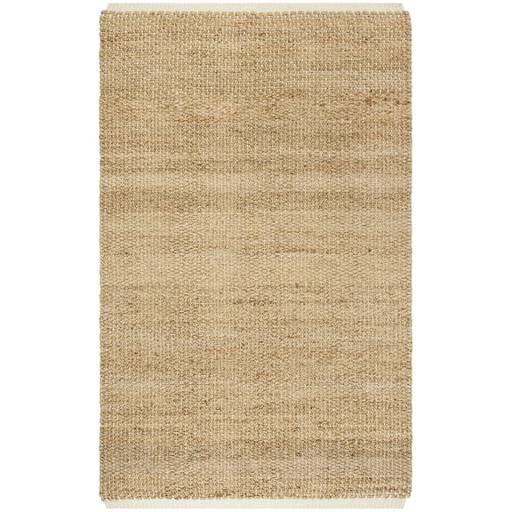 SAFAVIEH Natural Fiber Lyla Bordered Area Rug, Ivory/Natural, 5' x 8'