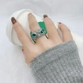 thumbnail image 2 of Maoww Bague Couple Animal Rétro Créatif Exagéré Réglable avec Ouverture, 2 of 9