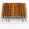 thumbnail image 4 of Sufanic 12Pcs/Set Woodworking Engraving Tools High Hardness Wear Resistance Steel+Wood, 4 of 7