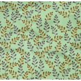 thumbnail image 4 of oneOone Organic Cotton Poplin Twill Fabric Leaf Leaves Print Fabric BTY 42 Inch Wide, 4 of 4