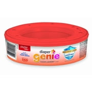 Diaper Genie Refill, Clean Laundry Scent, Max Odor Lock, 6.4m (21 ft), Holds Up to 270 Newborn Diapers