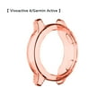 thumbnail image 1 of Montre de Protection de Boîtier de Montre Intelligente Montre de Protection de Sport, Orange Transparent, Remplacement pour Vivoactive 4/Garmin Active, 1 of 8