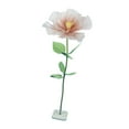 thumbnail image 2 of Arreglo floral de flores artificiales de 19,69 pulgadas de diámetro, elegante y realista. Naranja Rosa, 2 of 9