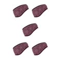 thumbnail image 3 of Maoww Winter Running Headband Windproof Ear Muffs Elasticity Fleece Head Protector Hearing Protection ple Style for Outdoor Riding Coffee Coffee 5Set, 3 of 6
